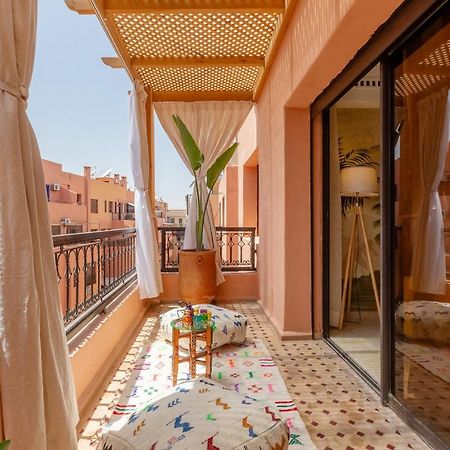 Le Palmier - Appartement Authentique A Gueliz Marrakesh Bagian luar foto
